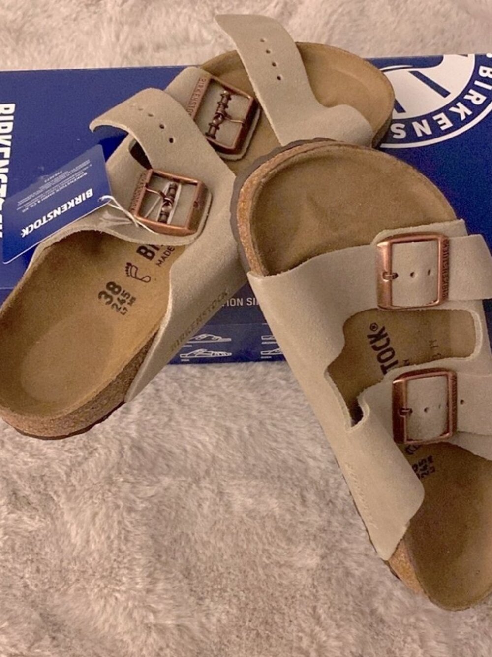 New Birkenstock Arizona Slide Sandals